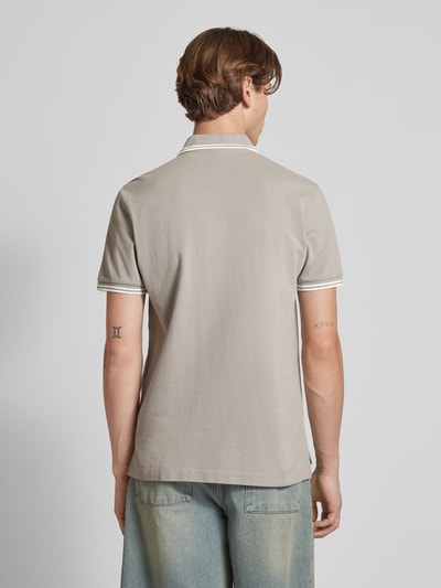 G-Star Raw Slim fit poloshirt met verlengde achterkant, model 'Dunda' Steengrijs - 5