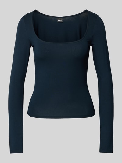 Gina Tricot Longsleeve met ronde hals Marineblauw - 2