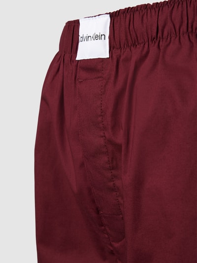 Calvin Klein Underwear Pyjamabroek met labelpatch Bordeaux - 2