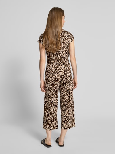 Betty Barclay Kombinezon z dekoltem w serek i wiązanym paskiem Piaskowy 5