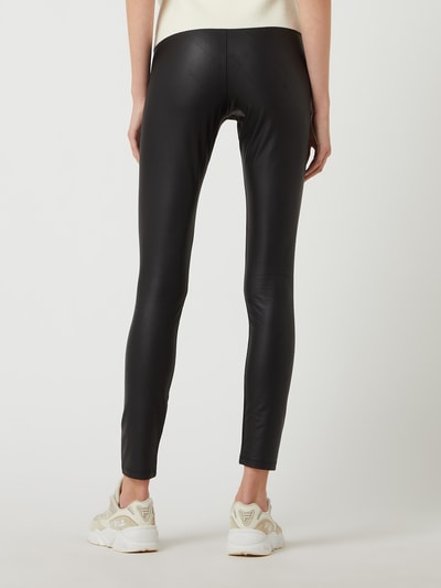 Pieces Leggings mit Stretch-Anteil Modell 'New Shiny' Black 5