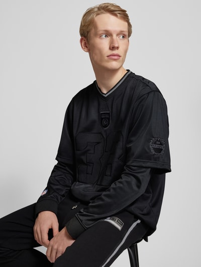 Balr. Relaxed Fit Sweatshirt mit Label-Stitching Black 3