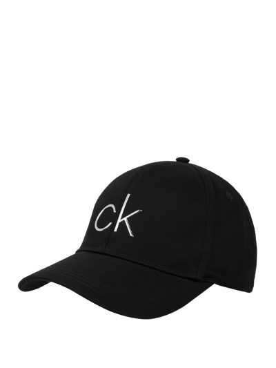 CK Calvin Klein Basecap mit Logo-Applikation Black 1