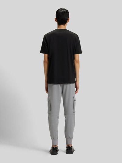 HUGO Regular Fit T-Shirt aus reiner Baumwolle Black 5