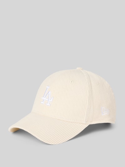 New Era Czapka z daszkiem i detalem z logo Beżowy 1