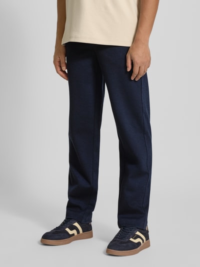 Lindbergh Stoffen broek met elastische band Donkerblauw - 4