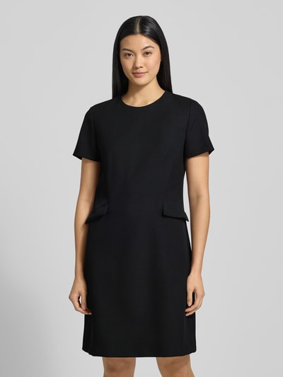 Marc Cain Knielanges Etuikleid mit Rundhalsausschnitt Black 4