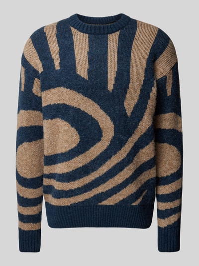 Scotch & Soda Strickpullover mit Rundhalsausschnitt Modell 'Hairy' Multi Stylebop 2