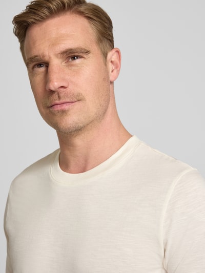 MCNEAL Regular Fit T-Shirt mit Rundhalsausschnitt Ecru 3