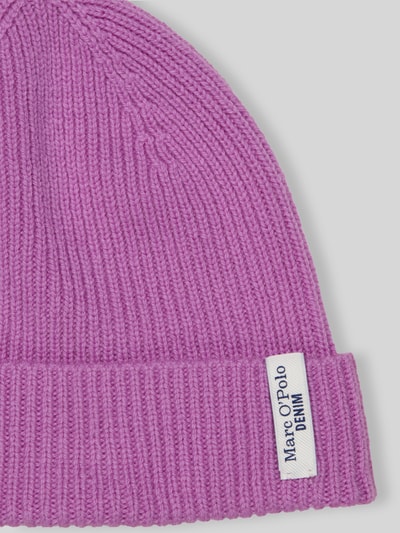 Marc O'Polo DENIM Mütze aus reiner Schurwolle Fuchsia 2