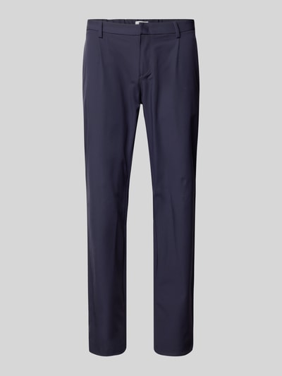 Roy Robson Slim Fit Chino mit Bundfalten Marine 2