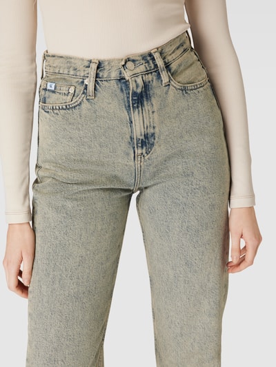 Calvin Klein Jeans Straight Fit Jeans im 5-Pocket-Design Hellblau 3