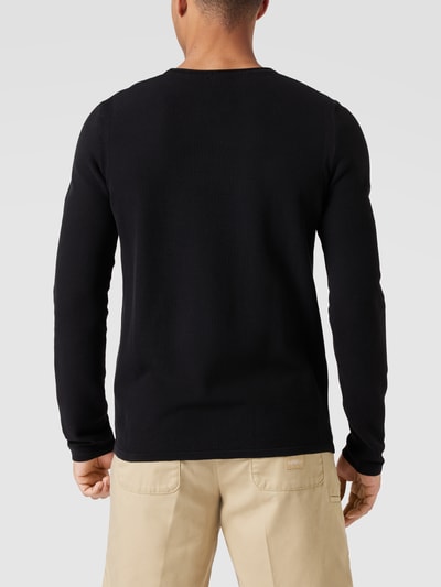 JOOP! Collection Longsleeve aus Baumwolle mit Strukturmuster Black 5