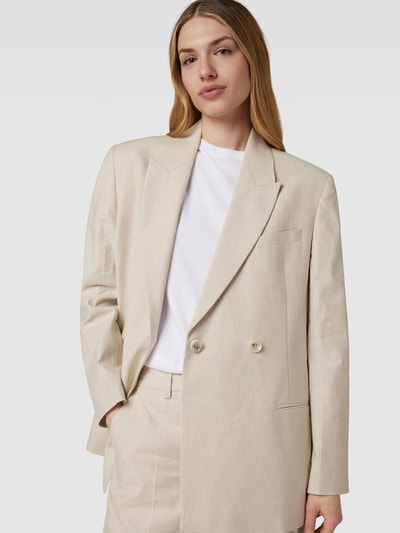 Calvin Klein Womenswear Blazer mit Reverskragen Modell 'TAILORED' Beige 3