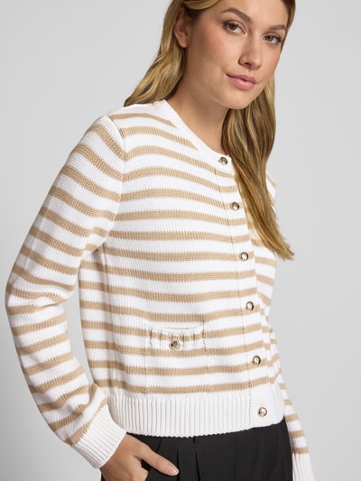 JOOP! Gebreid jack met steekzakken, model 'KOLA' Beige - 3