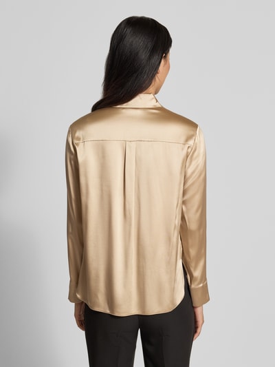 MM by Max Mara Regular Fit Hemdbluse aus Seiden-Mix Modell 'Navetta' Sand 5