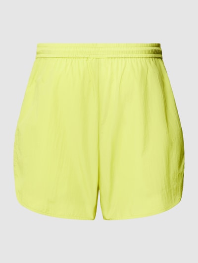 Calvin Klein Jeans Sweatshorts mit Logo-Print Neon Gelb 3