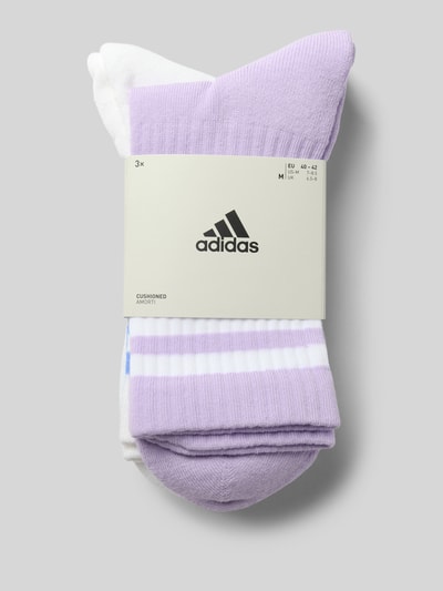 adidas Sportswear Socken mit Label-Detail im 3er-Pack Flieder 3
