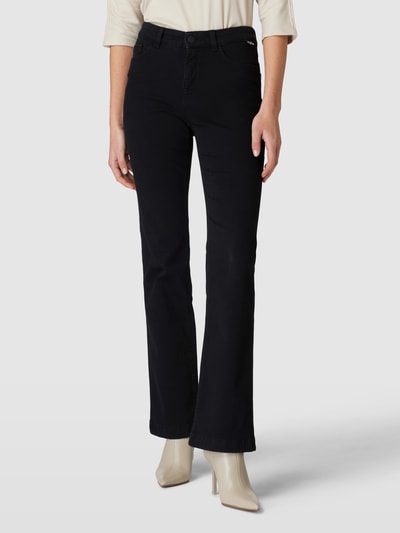 Marc Cain Regular Fit Jeans mit ausgestelltem Bein Black 4