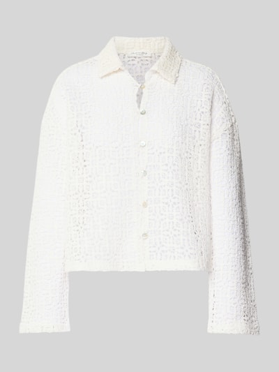 Christian Berg Woman Relaxed fit overhemdblouse van katoenmix Offwhite - 2