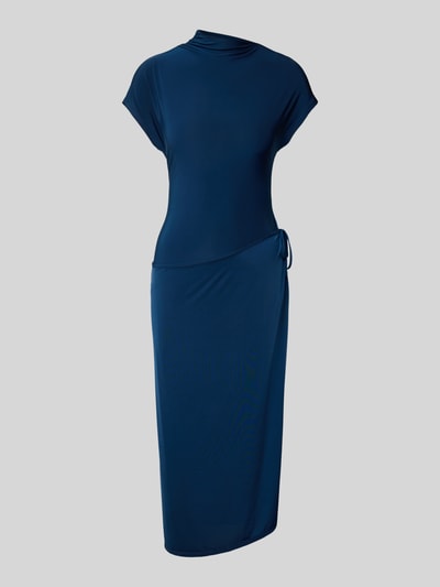 Calvin Klein Womenswear Midikleid mit Stehkragen Marine 2