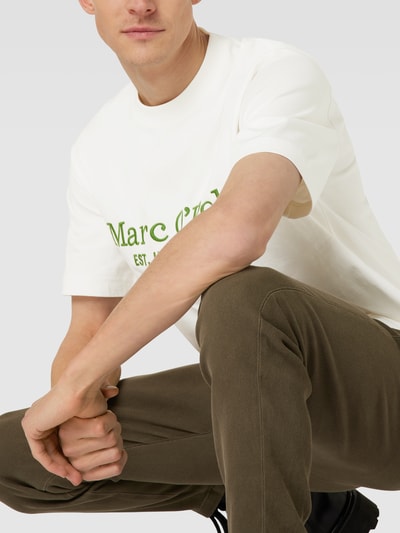 Marc O'Polo T-Shirt mit Logo-Stitching Offwhite 3
