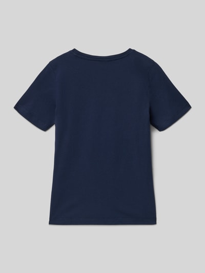s.Oliver RED LABEL Regular Fit T-Shirt aus reiner Baumwolle Marine 3