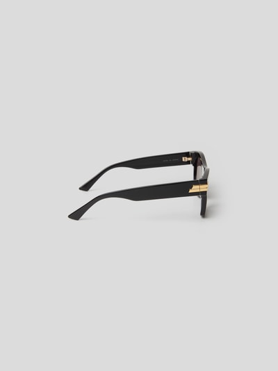 Bottega Veneta Unisex Sonnenbrille mit Brand-Details Black 4