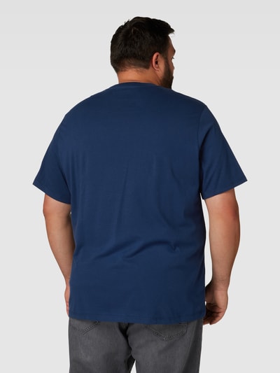 Levis Big&Tall T-shirt PLUS SIZE z nadrukiem z logo Ciemnoniebieski 5