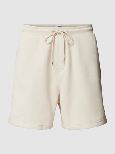 Tommy Jeans Regular fit sweatshorts met logostitching, model 'BEACH' Beige - 2