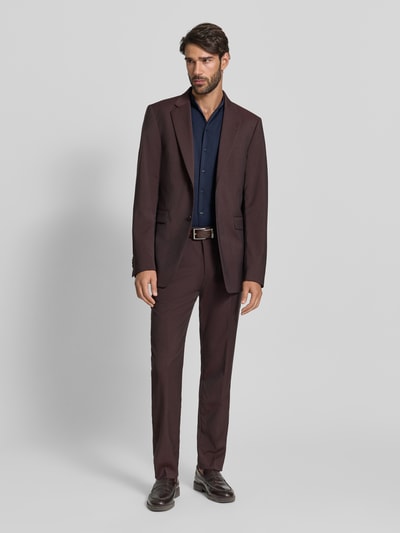 Emporio Armani Slim Fit Freizeithemd mit Stehkragen Marine 1