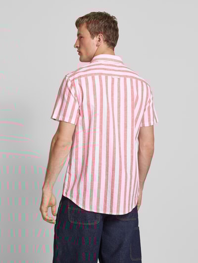 Tommy Jeans Regular fit vrijetijdsoverhemd van een mix van katoen en linnen
 Offwhite - 5