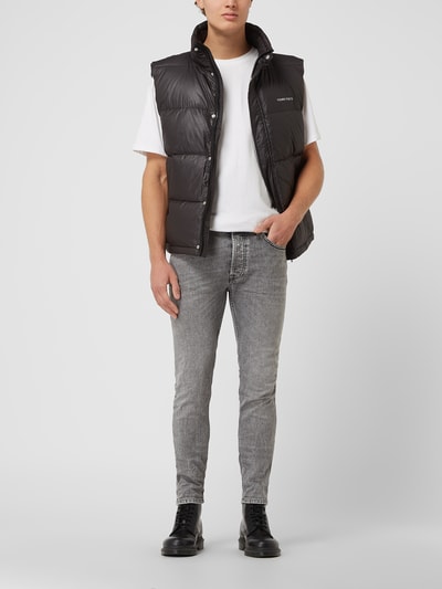 YOUNG POETS SOCIETY Bodywarmer met opstaande kraag, model 'Pekker' Zwart - 1