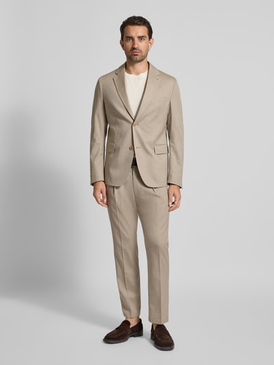 Drykorn Stoffen broek met bandplooien, model 'CHASY' Zand - 1