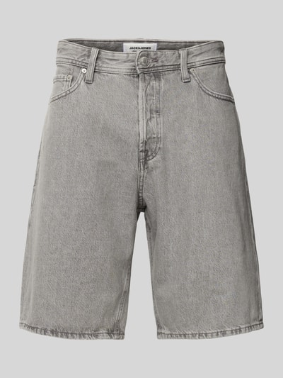 Jack & Jones Baggy fit korte jeans in 5-pocketmodel, model 'ALEX' Lichtgrijs - 2