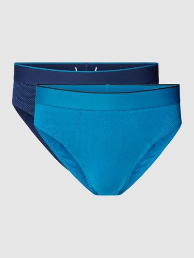 Sloggi Slip mit Allover-Muster im 2er-Pack Modell 'EVER AIRY' Blau 1