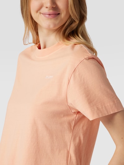 Guess T-Shirt mit Label-Stitching Apricot 3