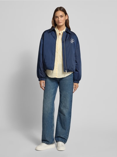 Tommy Hilfiger Regular fit overhemdblouse van katoenmix  Lichtgeel - 1