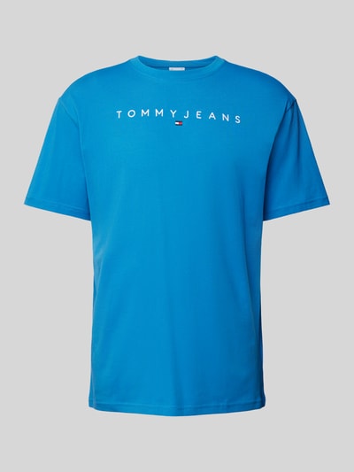 Tommy Jeans T-Shirt mit Label-Print Blau 2