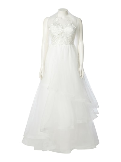 Unique Brautkleid aus Tüll  Offwhite 2