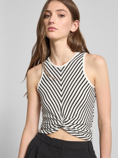 Only Top o kroju slim fit w stylu kopertowym model ‘SANDY’ Biały 3