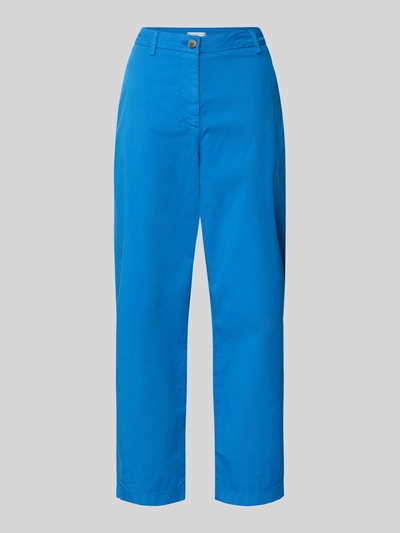 Produktfoto, Slim Fit Chino aus katoenmix van Tommy Hilfiger in effen kleuren, steekzakken, achterzakken, riemlussen, knoop- en ritssluiting