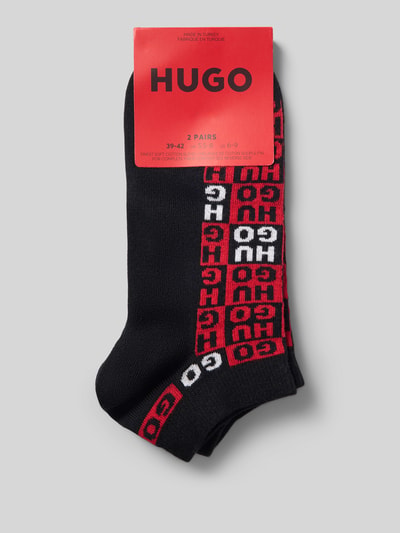 HUGO Sneakersocken mit Logo-Detail im 2er-Pack Black 3