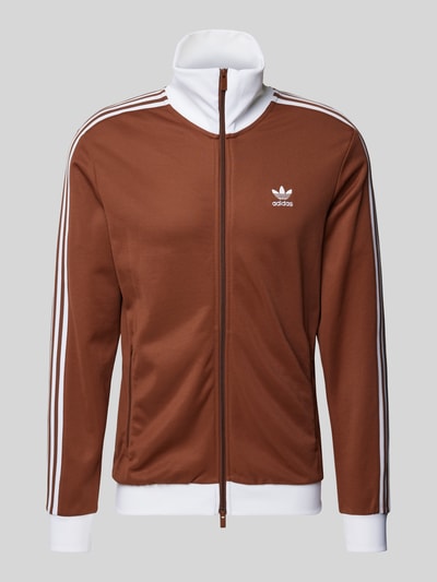 adidas Originals Bluza rozpinana z zamkiem błyskawicznym model ‘BECKENBAUER’ Orzechowy 1