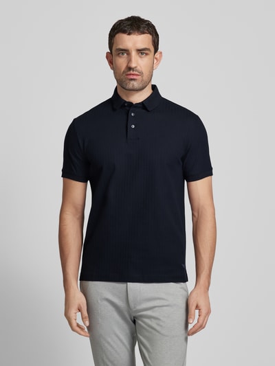 Emporio Armani Poloshirt mit Label-Stitching Marine 4