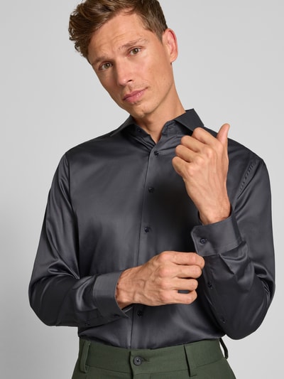 SEIDENSTICKER REGULAR FIT Regular Fit Businesshemd mit Kentkragen Modell 'New' Anthrazit 3