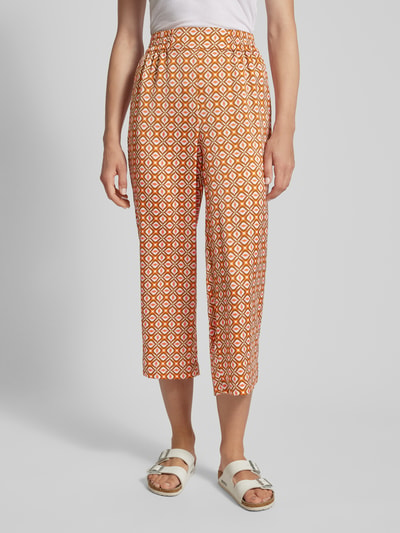 Christian Berg Woman Selection Flared stoffen broek in retrolook Oranje - 4