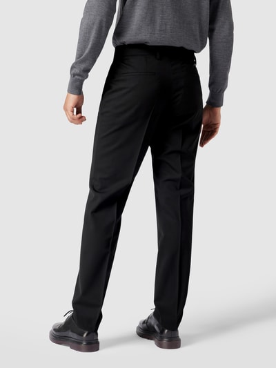 BOSS Slim Fit Anzughose aus Schurwoll-Mix Modell 'Genius' Black 5