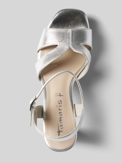 Tamaris Sandalette in metallic Silber 2