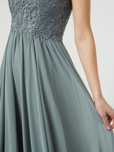 Laona Abendkleid mit Strasssteinen  Schilf 3